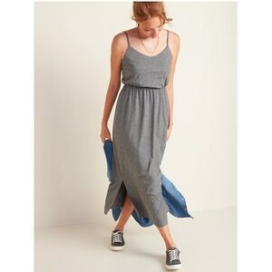 Old Navy Gray Midi Tank Dress